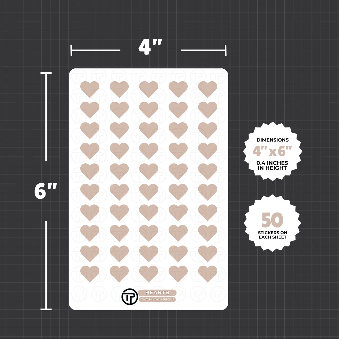 Heart - Planner Stickers