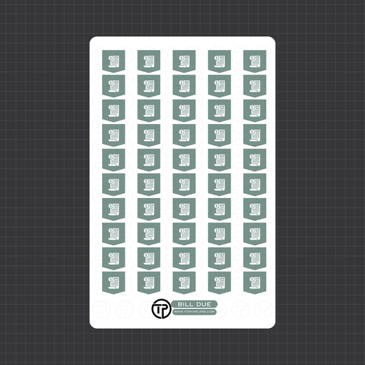 Bill Due - Planner Stickers