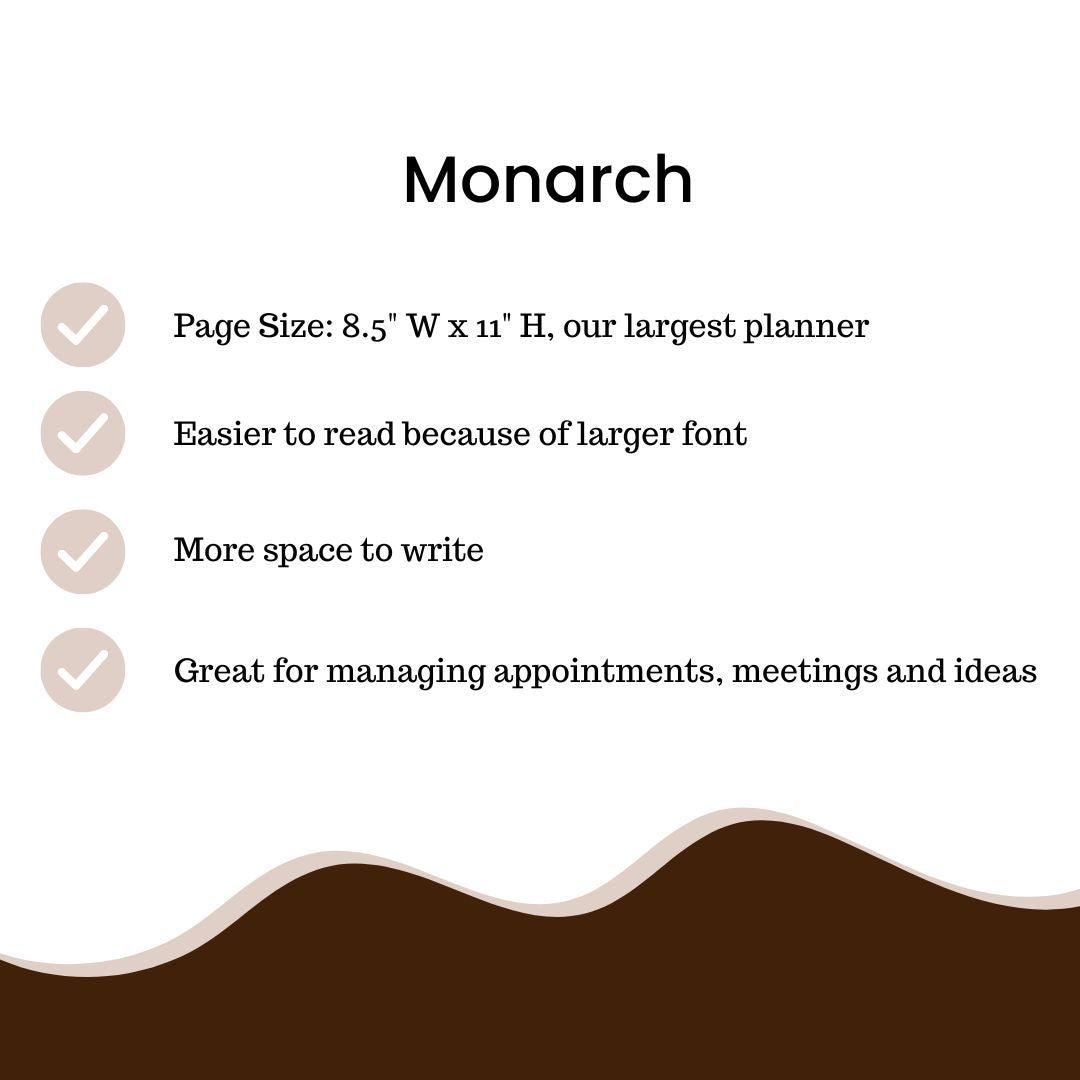 Monarch - TP Weekly Ring-Bound Planner Inserts – TonyaPlans