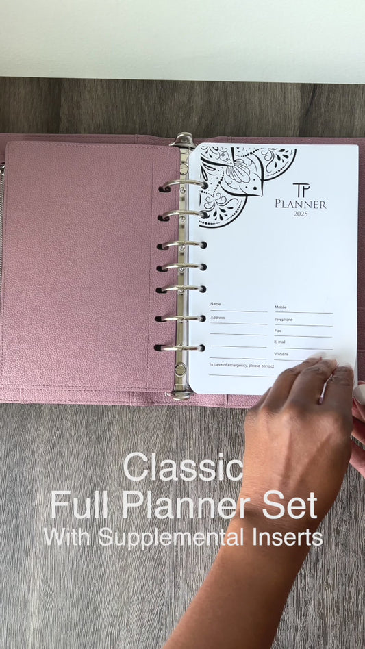 Classic - TP Ring-Bound Planner Inserts